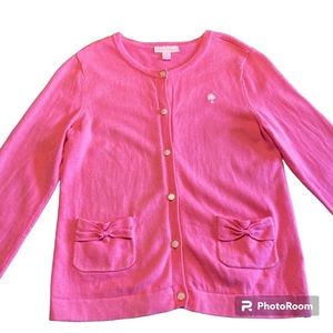 Lilly Pulitzer 🌴Pink Girl’s Cardigan Sweater 🌴Size XL (12-14)
